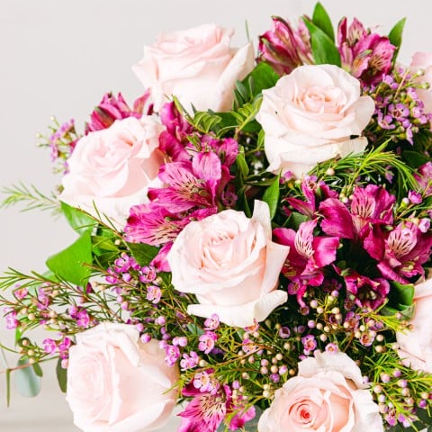 Fioritura Rosa: Rose e Alstroemerie highlight Fioritura Rosa: Rose e Alstroemerie highlight